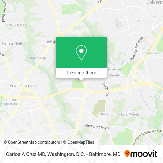 Mapa de Carlos A Cruz MD