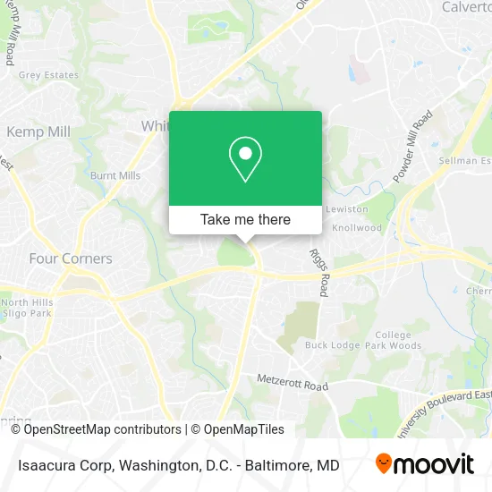 Mapa de Isaacura Corp