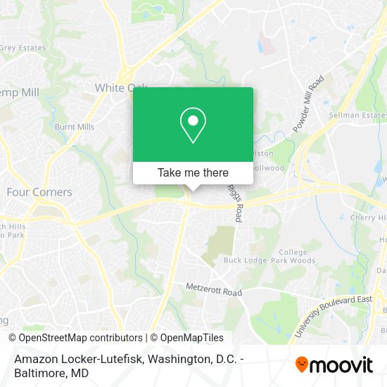 Amazon Locker-Lutefisk map