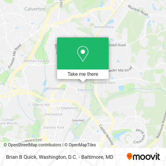 Brian B Quick map