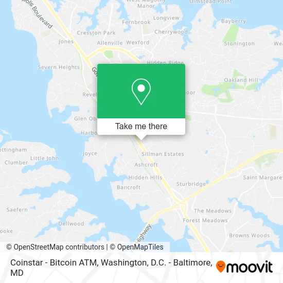 Coinstar - Bitcoin ATM map