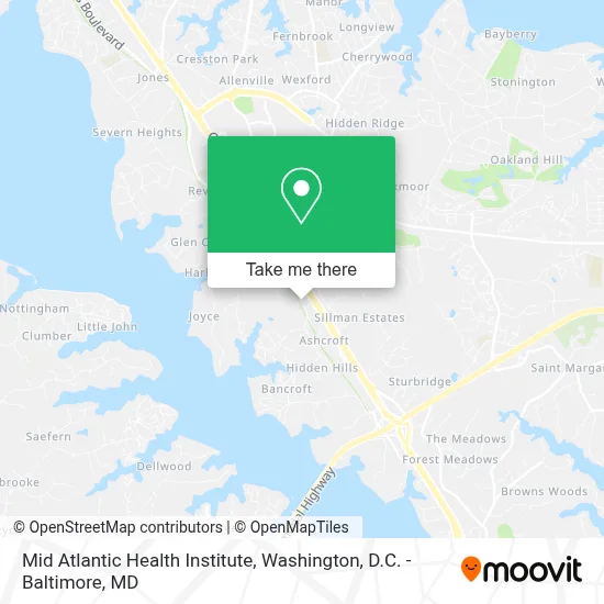 Mid Atlantic Health Institute map