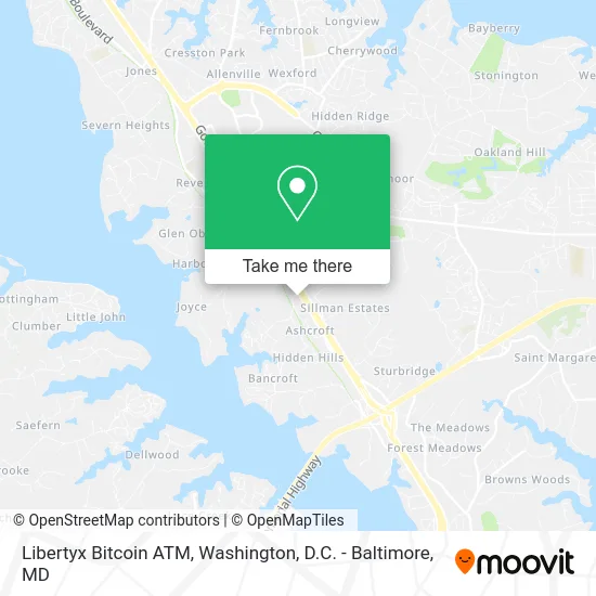 Libertyx Bitcoin ATM map