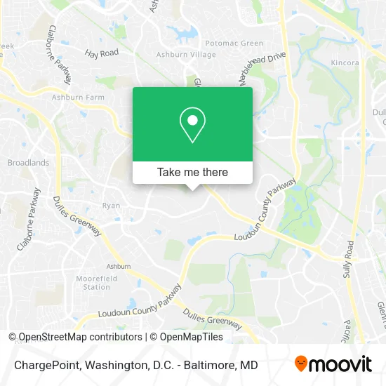 Mapa de ChargePoint