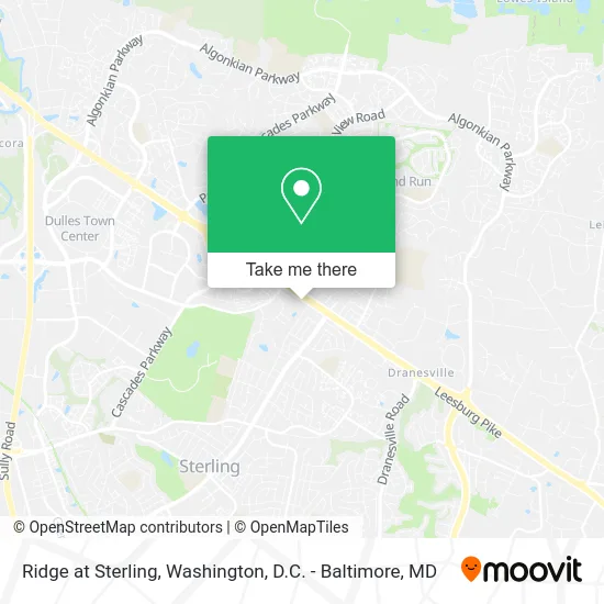 Ridge at Sterling map