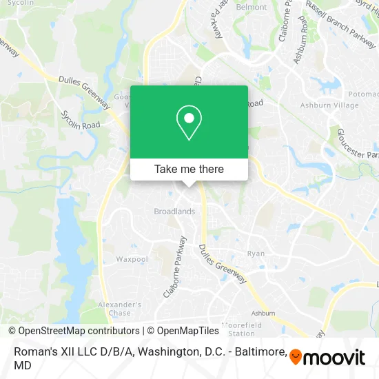 Roman's XII LLC D/B/A map