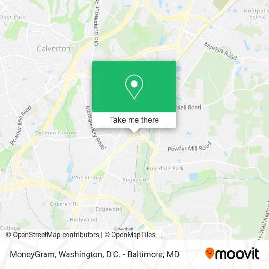 MoneyGram map
