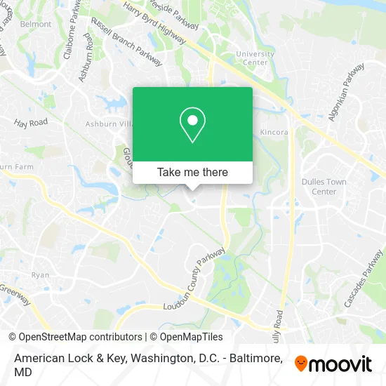 American Lock & Key map