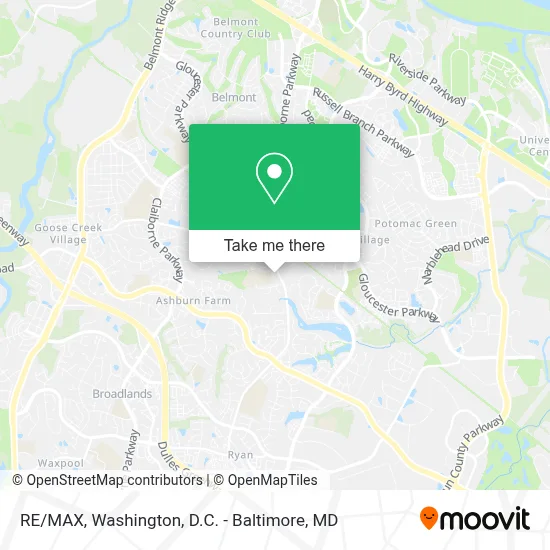 RE/MAX map
