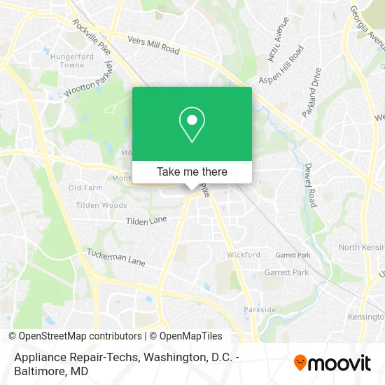 Appliance Repair-Techs map