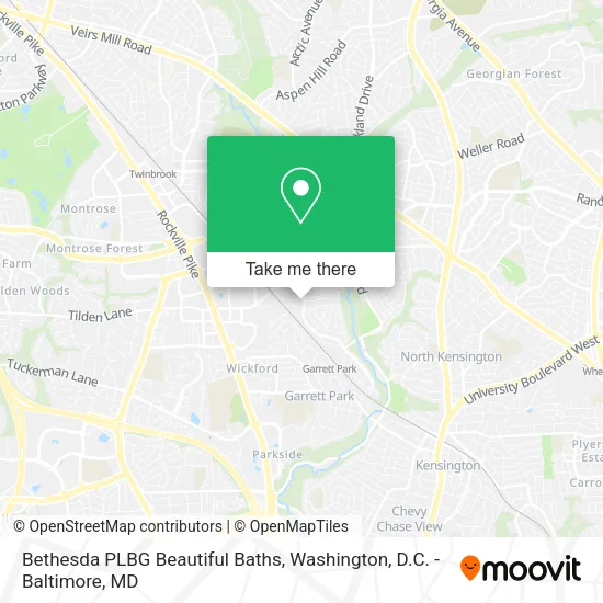 Bethesda PLBG Beautiful Baths map