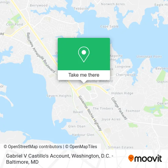 Gabriel V Castillo's Account map