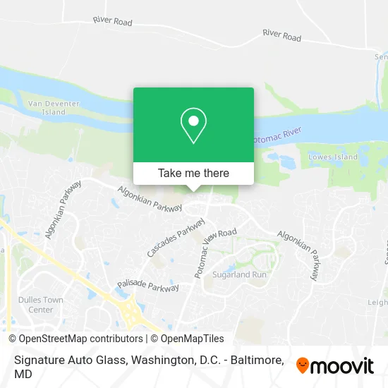 Signature Auto Glass map