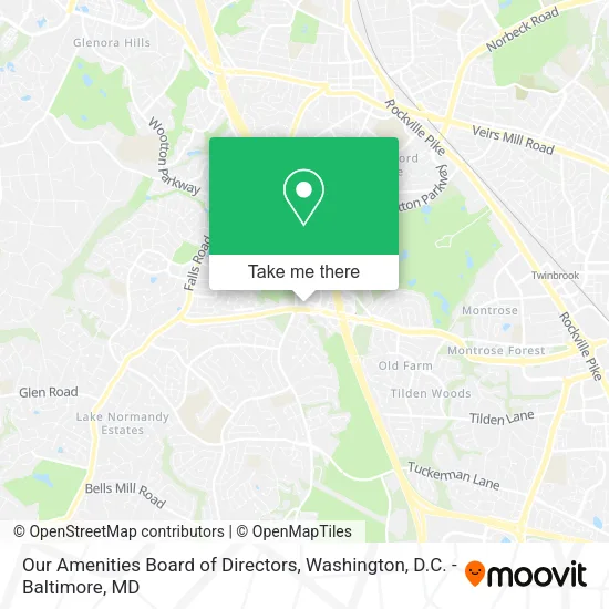 Mapa de Our Amenities Board of Directors
