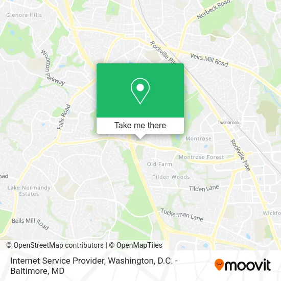 Internet Service Provider map