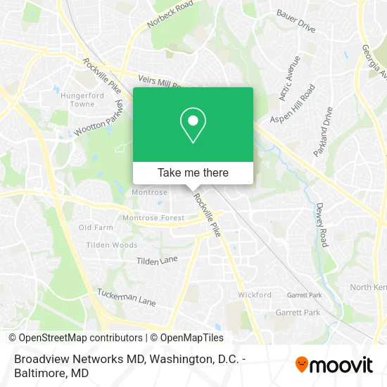 Mapa de Broadview Networks MD