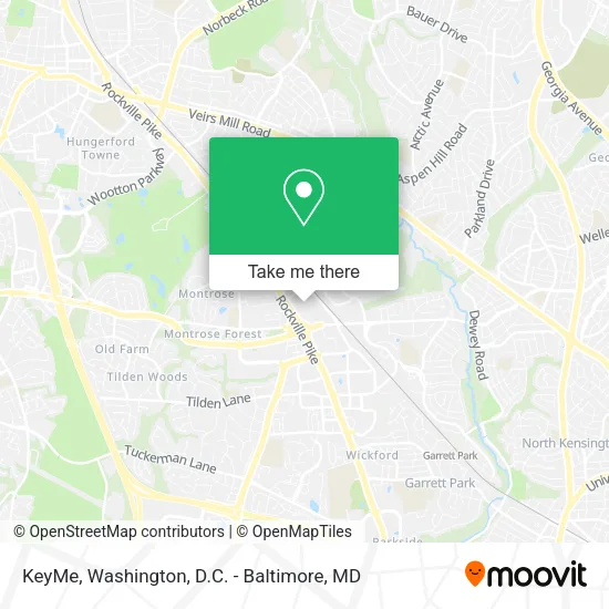 Mapa de KeyMe