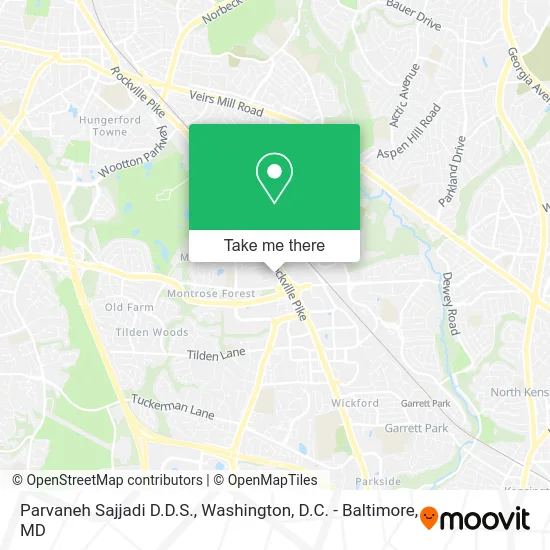 Parvaneh Sajjadi D.D.S. map