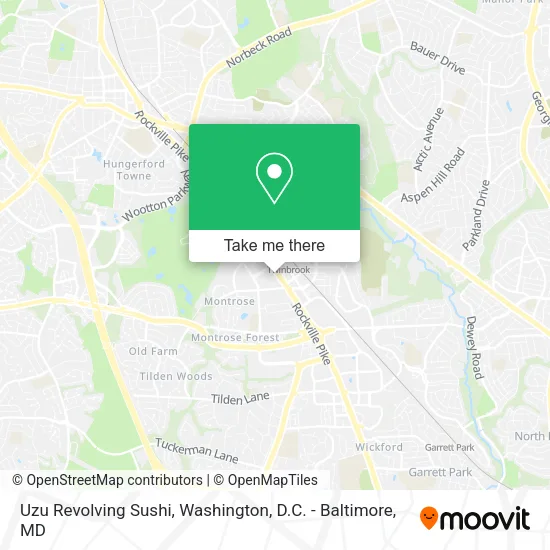 Mapa de Uzu Revolving Sushi