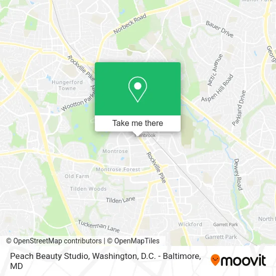 Mapa de Peach Beauty Studio