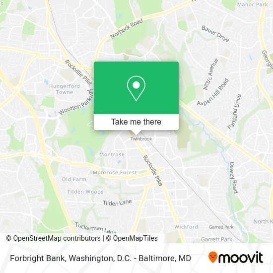 Mapa de Forbright Bank