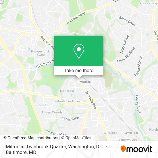 Mapa de Milton at Twinbrook Quarter