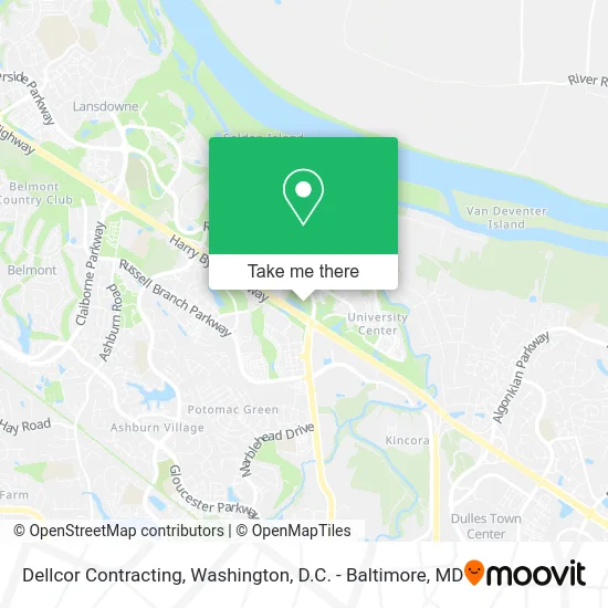 Dellcor Contracting map