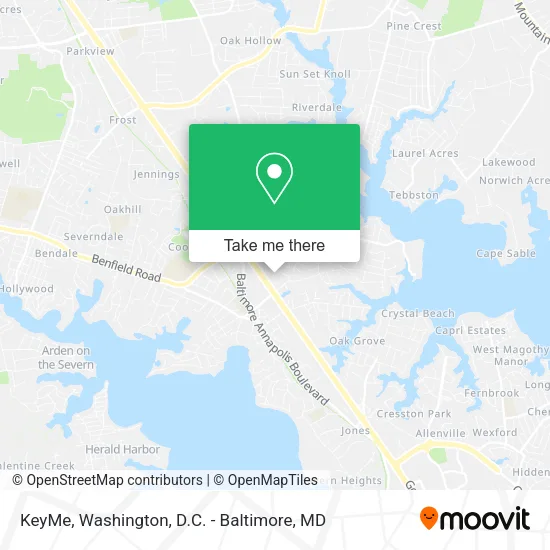 KeyMe map