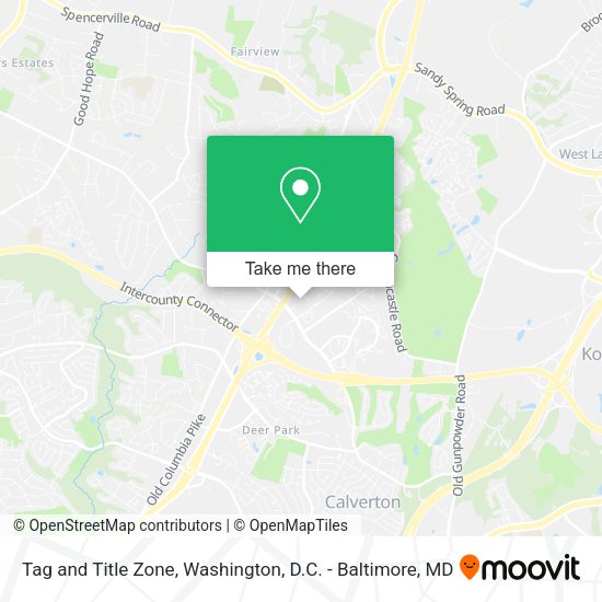 Tag and Title Zone map