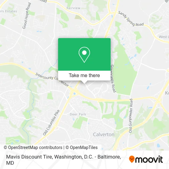 Mavis Discount Tire map