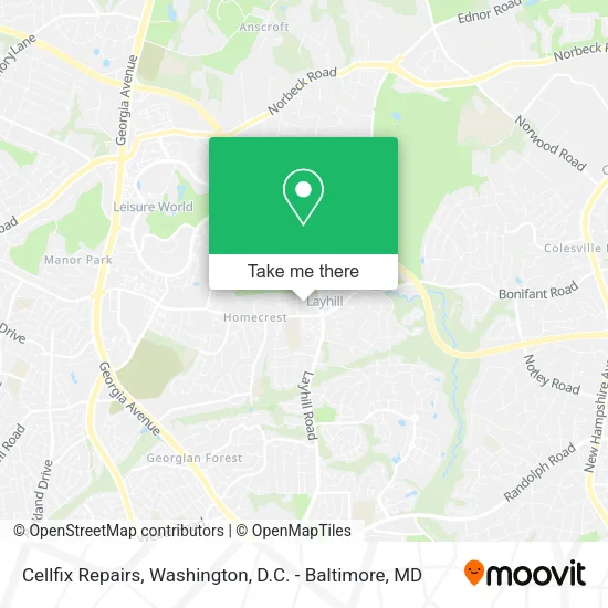 Cellfix Repairs map