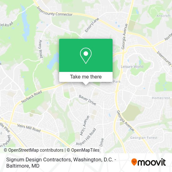 Signum Design Contractors map