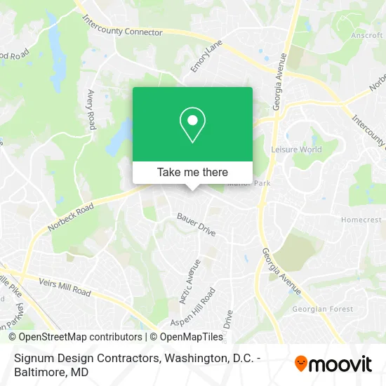 Signum Design Contractors map