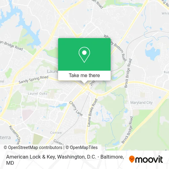 American Lock & Key map