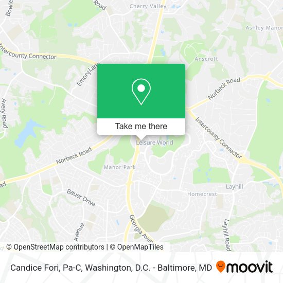 Candice Fori, Pa-C map