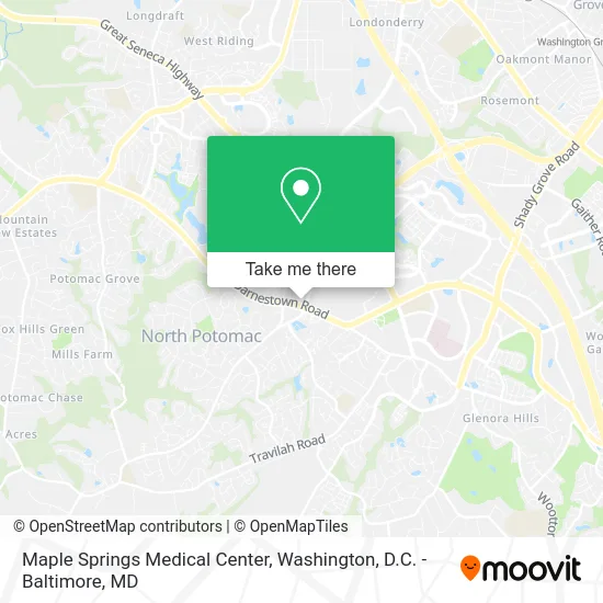 Maple Springs Medical Center map