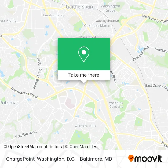 Mapa de ChargePoint
