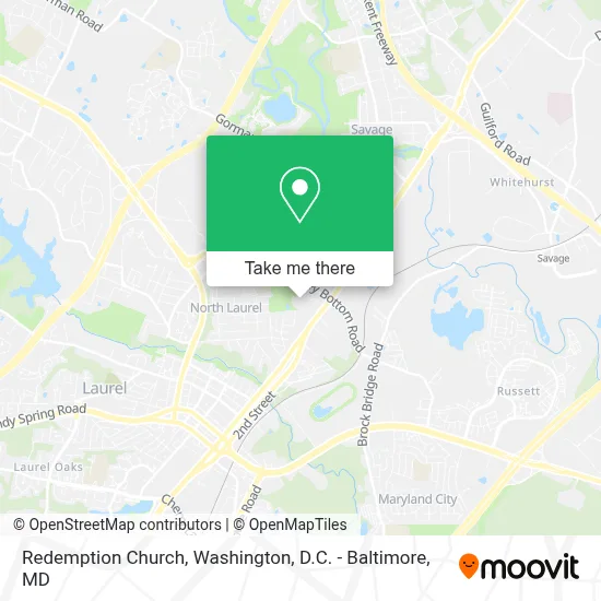 Redemption Church map