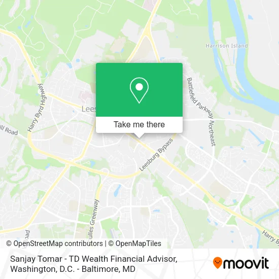Mapa de Sanjay Tomar - TD Wealth Financial Advisor