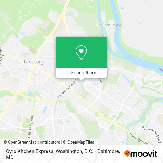 Gyro Kitchen Express map