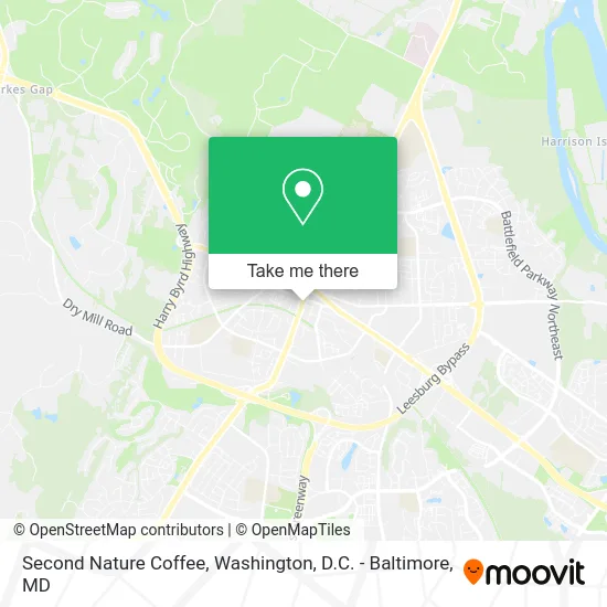 Second Nature Coffee map