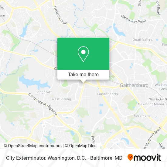 City Exterminator map