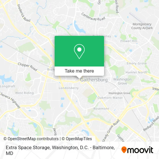 Mapa de Extra Space Storage