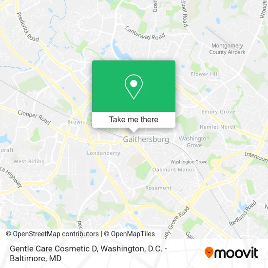 Mapa de Gentle Care Cosmetic D