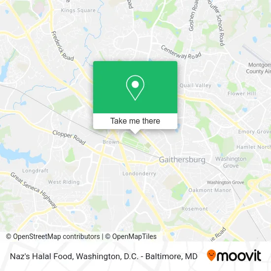 Mapa de Naz's Halal Food