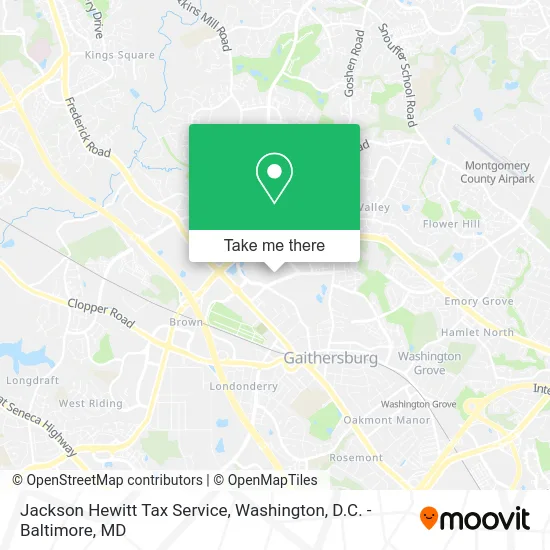 Jackson Hewitt Tax Service map