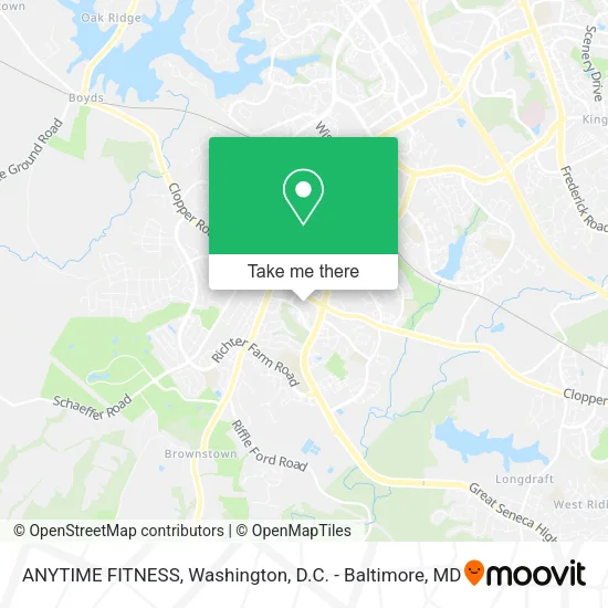 Mapa de ANYTIME FITNESS