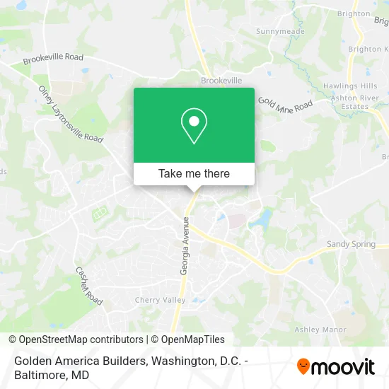 Mapa de Golden America Builders
