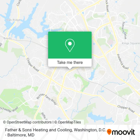 Father & Sons Heating and Cooling map