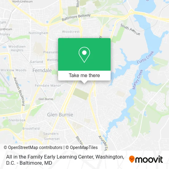 All in the Family Early Learning Center map